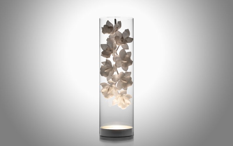 Cymbidium Glass Vessel by Jeremy Cole