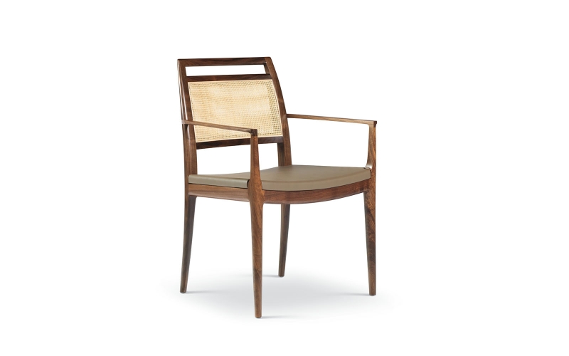 Alana Caned Arm Chair by Troscan Design & Furnishings