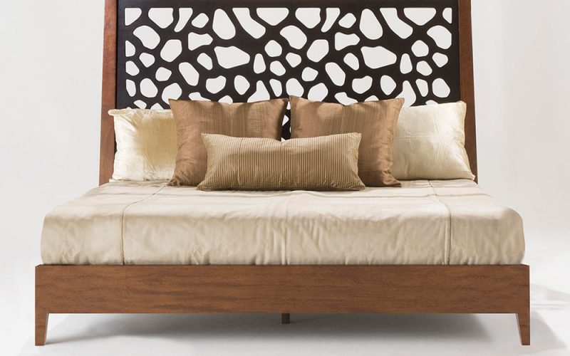 Africa Pattern Bed 430 by Adriana Hoyos Furnishings