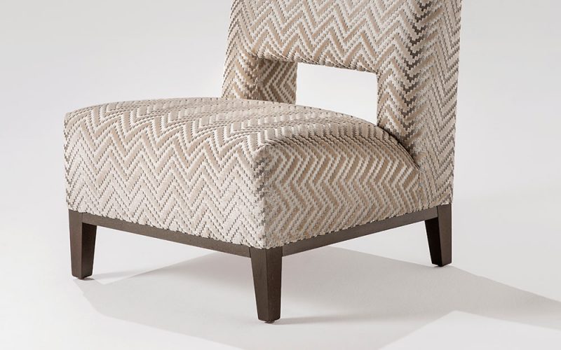 Café Upholstered Chair 420 by Adriana Hoyos Furnishings